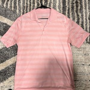 Nike Golf Dri Fit Pink Polo. Large